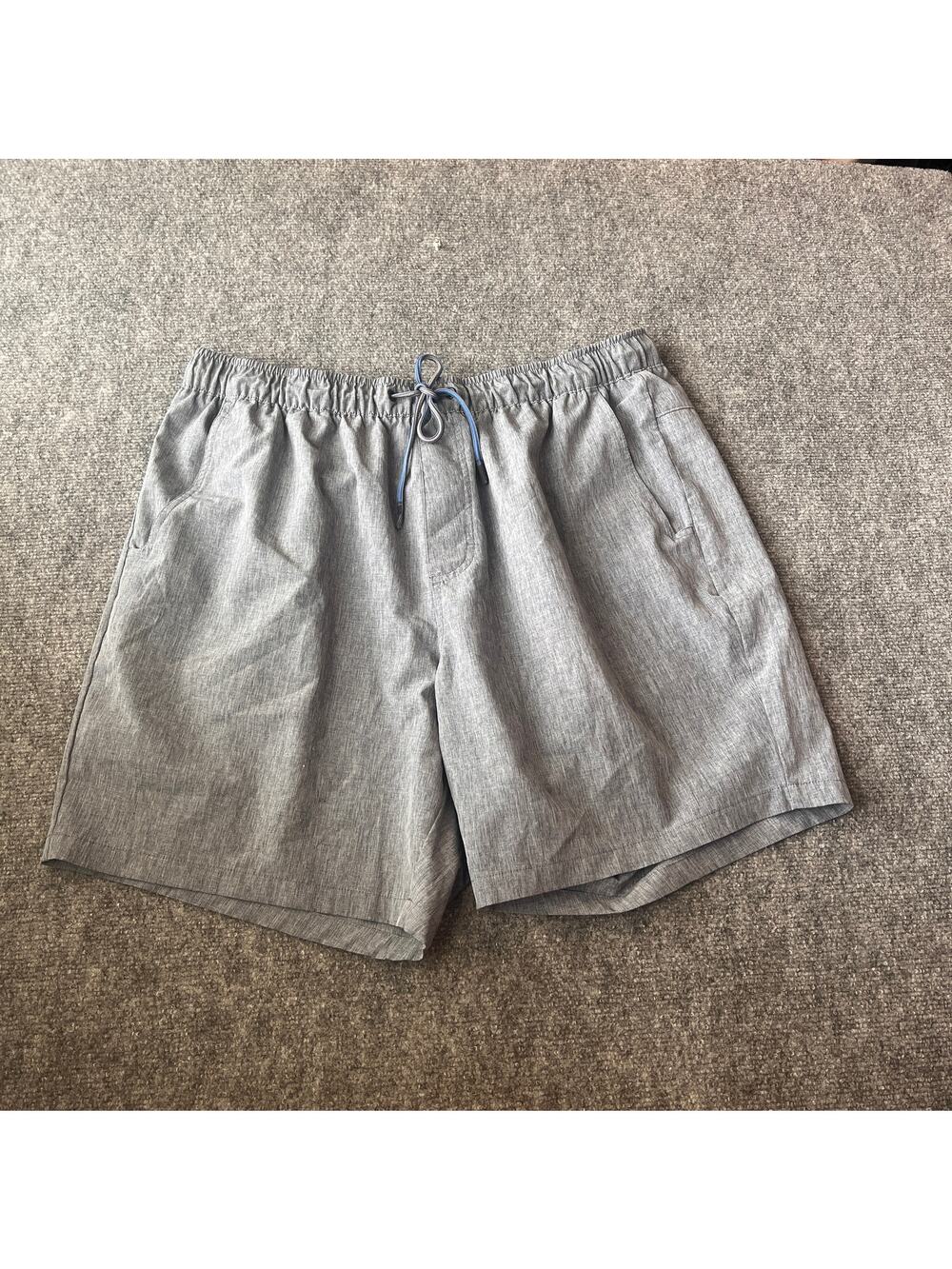 Eddie Bauer Men's XXL Gray Shorts Drawstring Quick Dry Beach